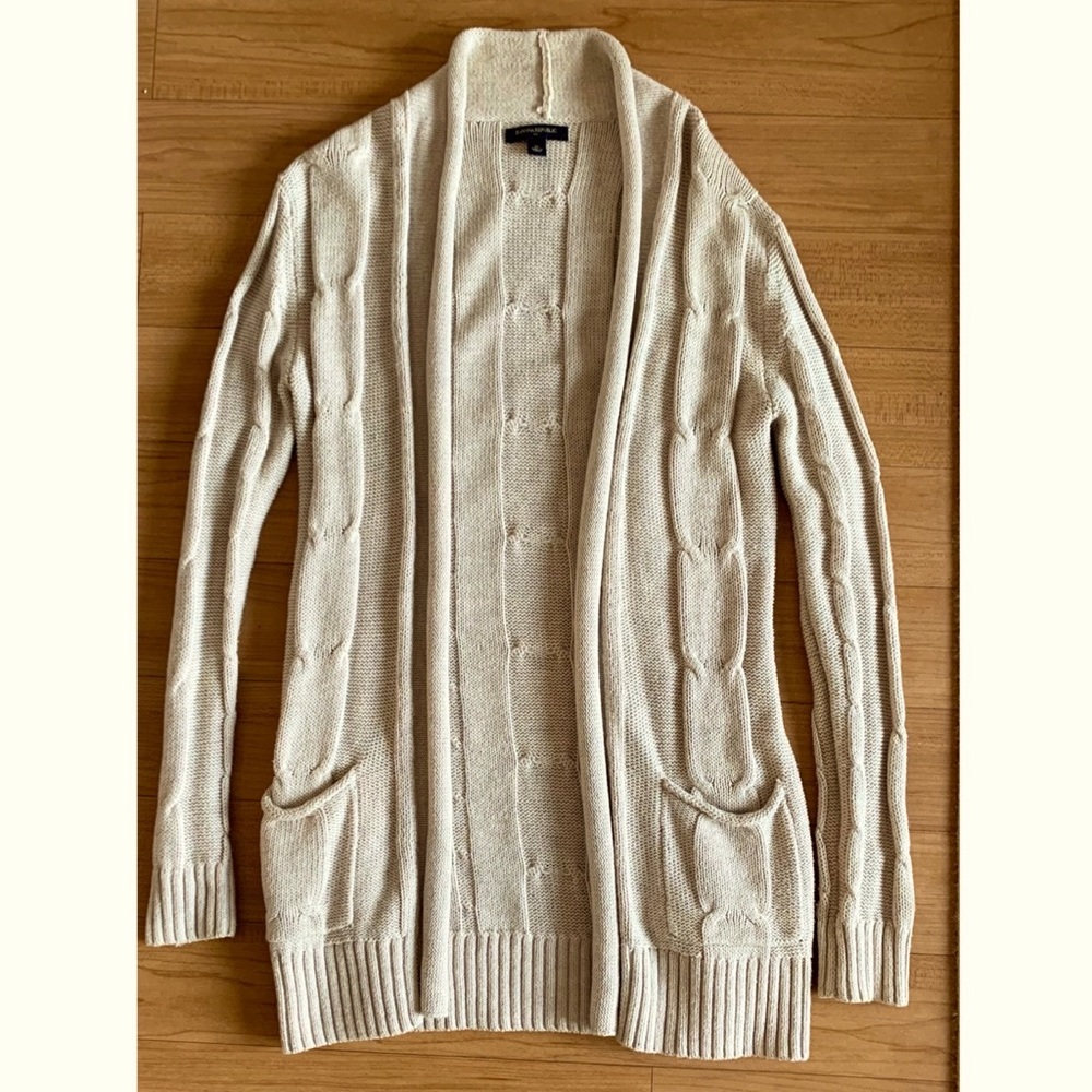 Soft Knit Open Front Long Cardigan